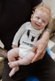 Baby jongens luiertruitje PRIVATE LABEL