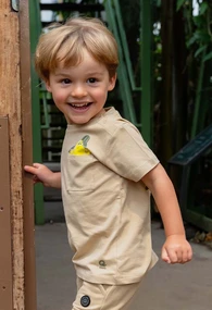 Baby jongens shirt km FLINQ
