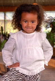 Baby meisjes blouse lm BAKKABOE