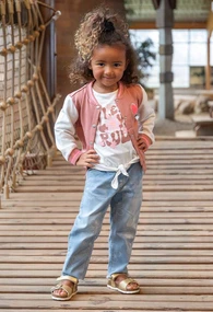 Baby meisjes denim broek BAKKABOE