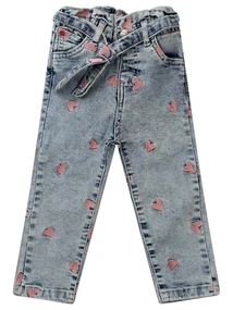 Baby meisjes denim broek BAKKABOE