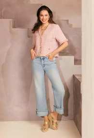 Dames broek denim SO SOIRE