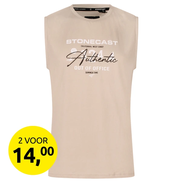 Heren singlet STONECAST