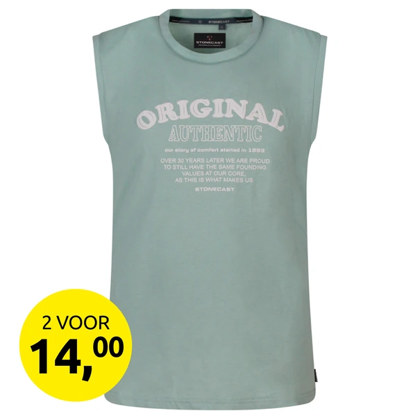 Heren singlet STONECAST