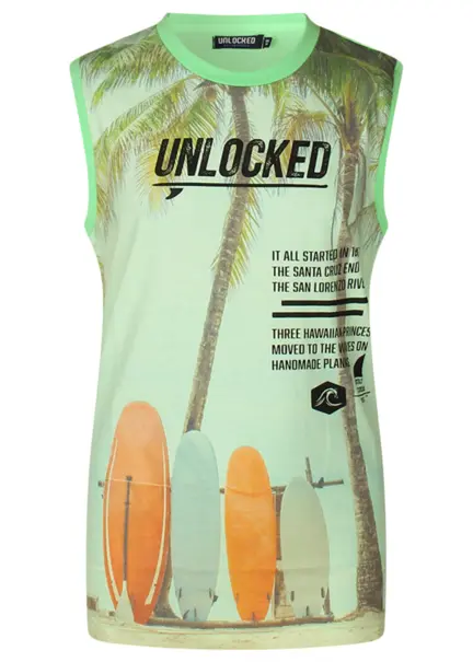 Jongens singlet UNLOCKED
