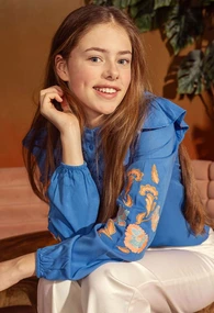 Meisjes blouse lm D-ZINE