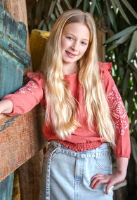 Meisjes blouse lm PERSIVAL
