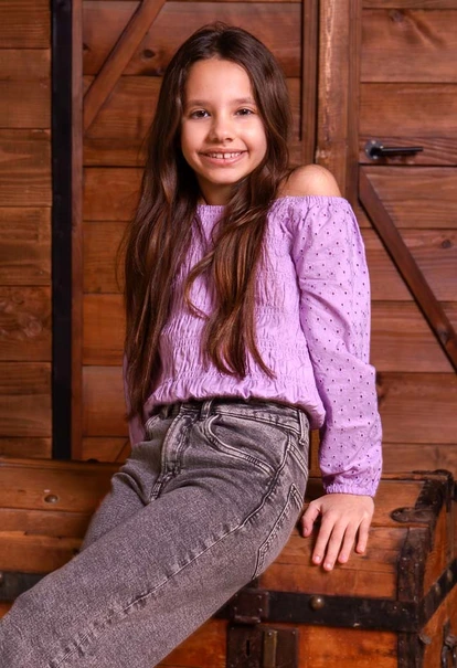 Meisjes blouse lm PERSIVAL