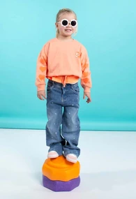 Meisjes denim broek D-ZINE