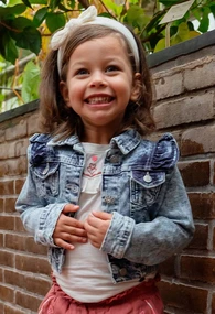 Meisjes denim jack PERSIVAL